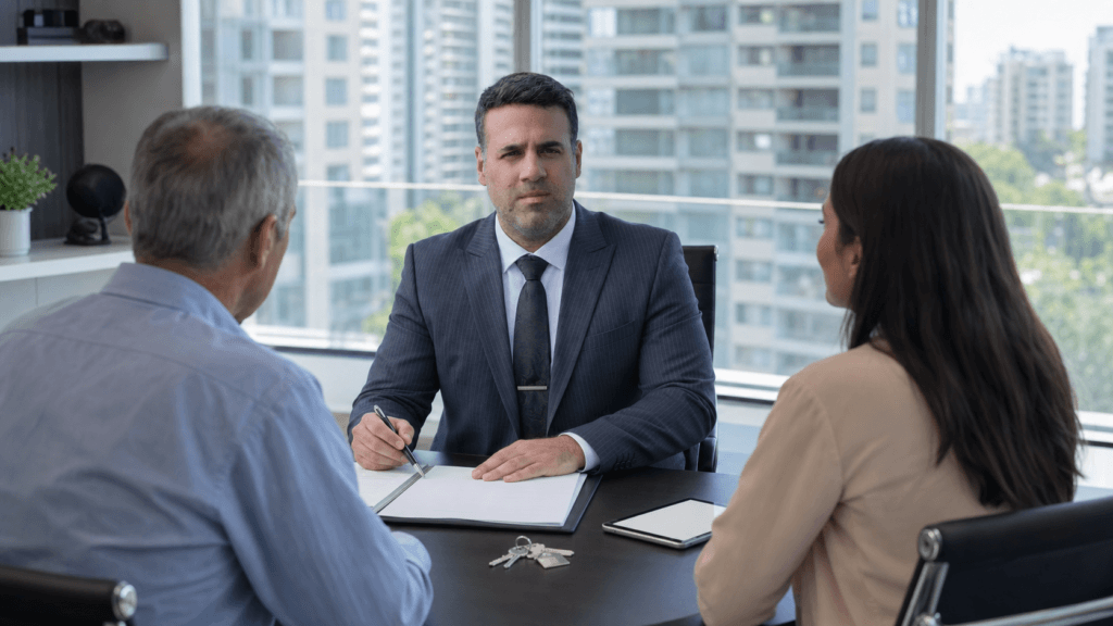 Asaf Arazi-Biton advising a family on transferring property without consideration